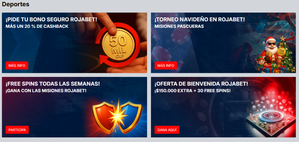 Actual promocodes rojabet